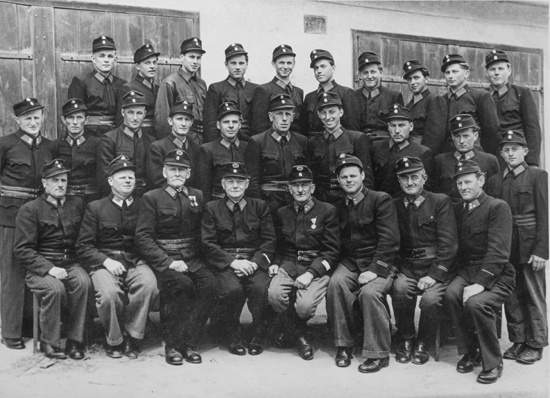 Gruppenfoto aus dem Jahr 1956