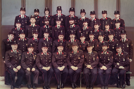 Gruppenfoto aus dem Jahr 1985